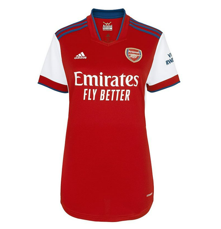 2021/22 Arsenal Women Home Kit Soccer Jersey